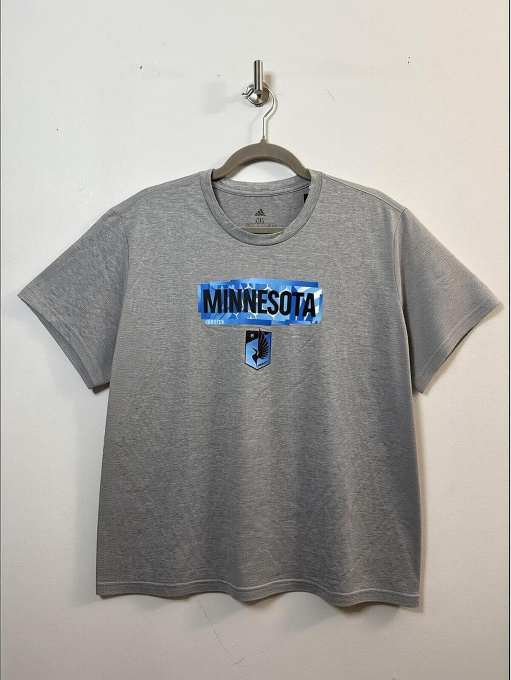 Adidas Minnesota United FC Performance T-Shirt Men’s 2XL MLS Soccer Climacool